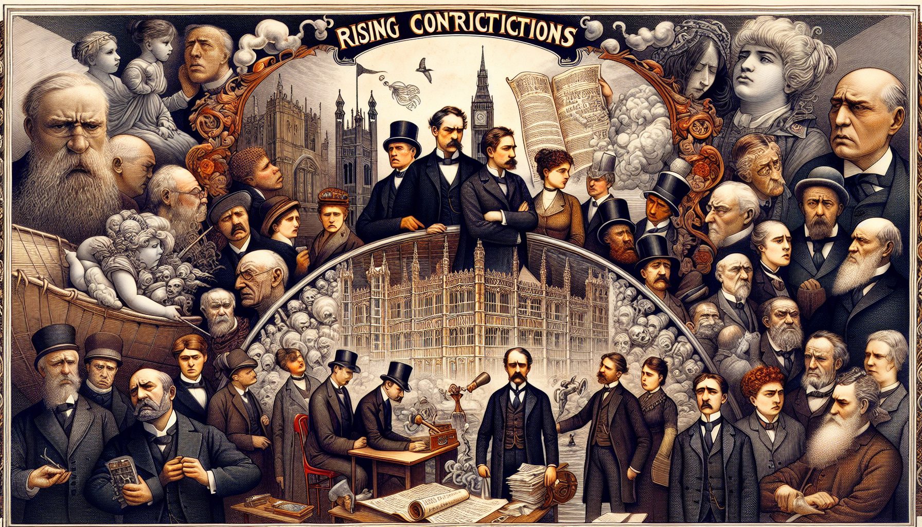 Реакция общества и нарастание противоречий