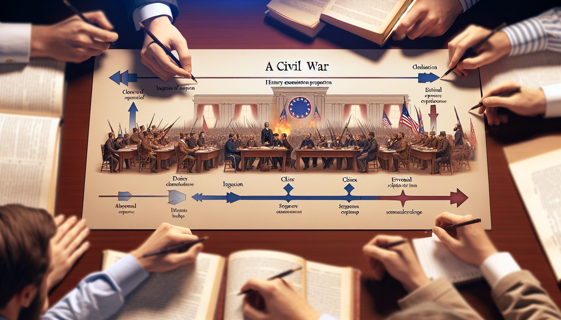 Главные этапы войны