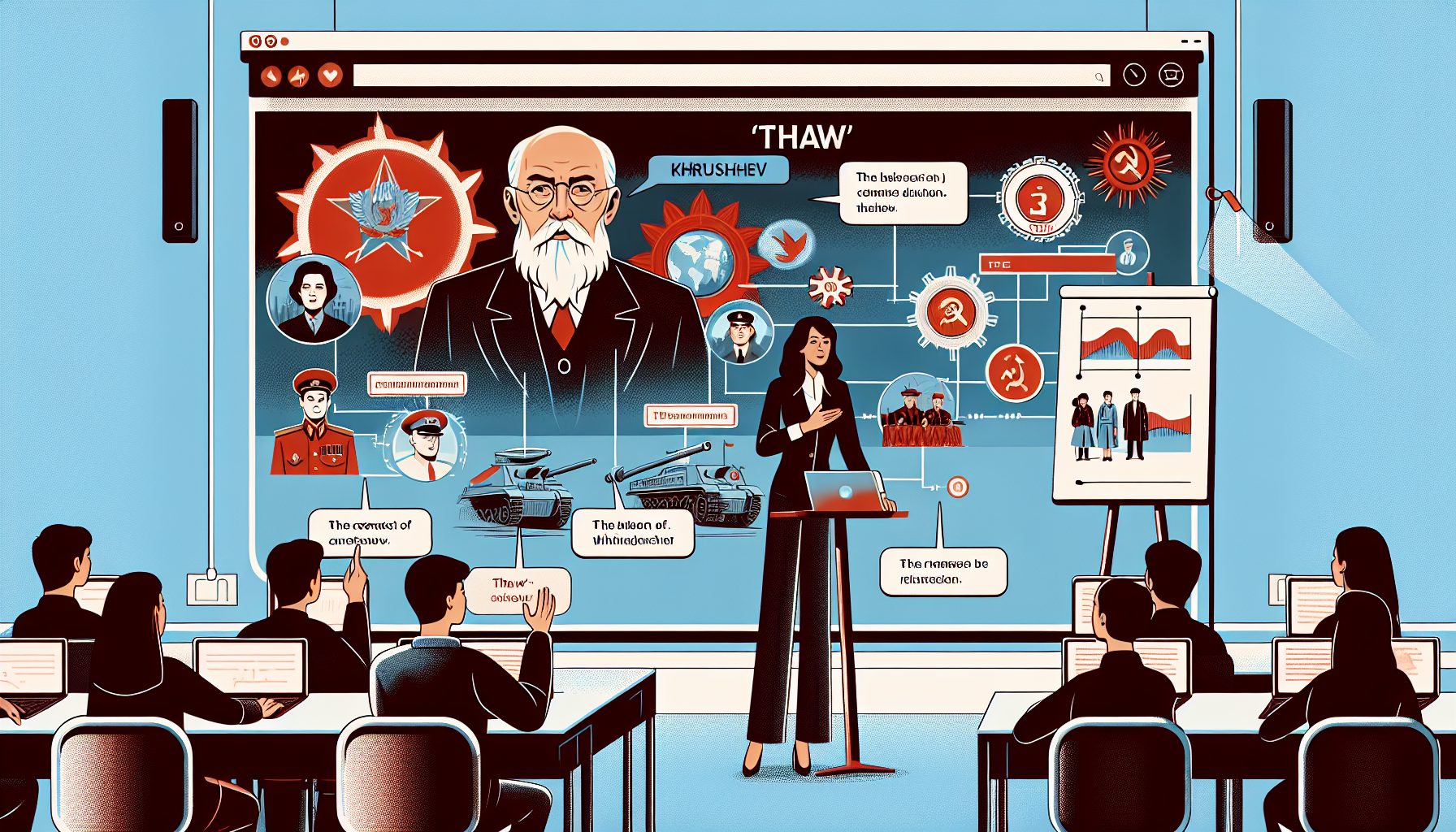 Как я объясняю «оттепель» на занятиях