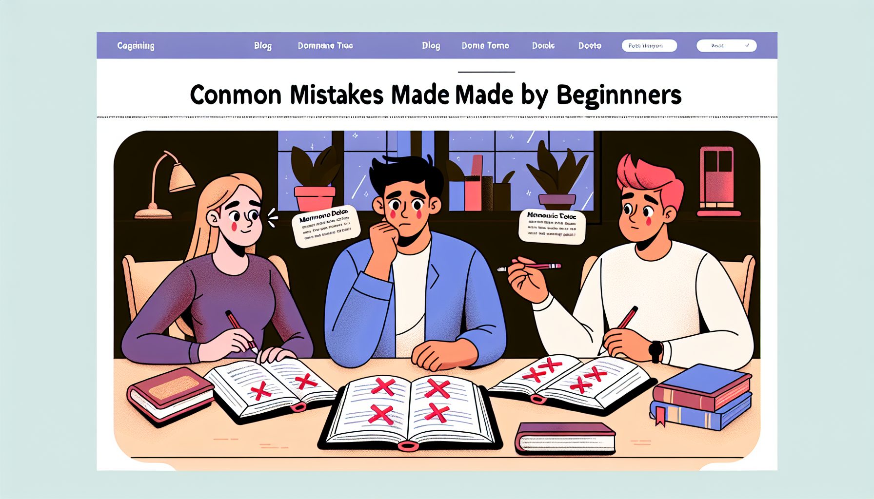 Ошибки, которые совершают новички