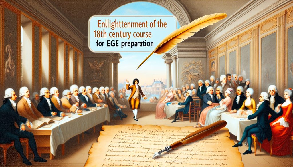 Курс «просвещение XVIII век» для подготовки к ЕГЭ